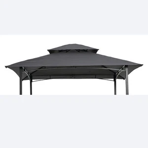 8x5Ft Grill Gazebo Replacement Canopy,Double Tiered BBQ Tent Roof Top Cover - Picture 1 of 5