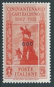 1932 EGEO COO GARIBALDI 2,55 LIRE MH * - RR13581 - Imagen 1 de 1