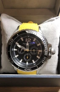 Yellow Nautica Diver N17615G watch - Picture 1 of 5