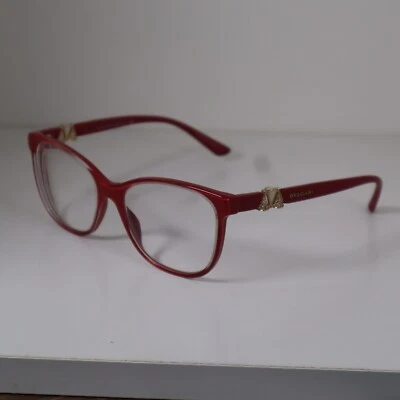 宝格丽 BV4118B-5380 女士红金水晶眼镜 54-17-140mm — 第 1/4 张图片