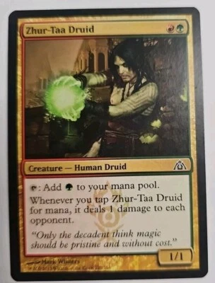MTG Magic The Gathering Card Zhur-Taa Druid Creature Human Druid Dragon's Maze - Image 1 of 2