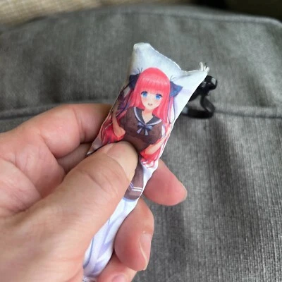 Hecho a Mano Anime Nino Nakano Muñequera Cordón, Peluche Cuerpo Almohada Llavero Nuevo Foto 1 de 4