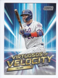 2023 Topps Stadium Club #VV-14 PETE ALONSO Virtuosos of Velocity Insert - Picture 1 of 2