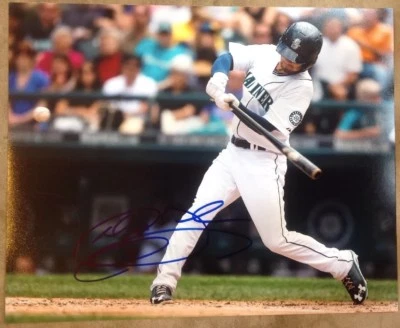 Nick Franklin Hand SIgned 8x10 Photo Seattle Mariners  - Image 1 of 2