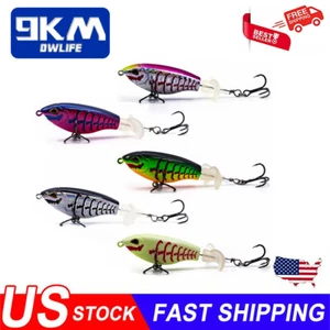 5Pcs 65mm Topwater Fishing Lure Popper Lure Hard Bait for Bass, Trout, Northern - Picture 1 of 10