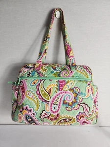 Vera Bradley Tutti Frutti Green Medium Duffel Reisetasche Pink Fuchsia Inside - Bild 1 von 13