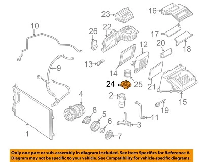 Motor de soprador HVAC usado serve: 2000 Chevrolet Malibu grau A - Imagem 1 de 3