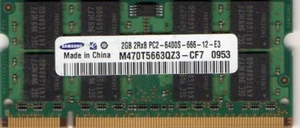 NEW 2GB Dell Latitude E4200 E5400 E5500 E6400  E6500 D630 XT Laptop RAM Memory - Picture 1 of 1