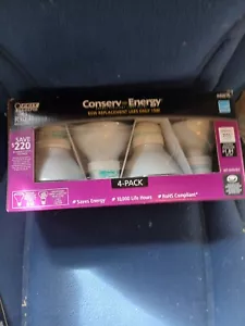 4 bulbs Feit Electric ~ R30 Reflector ~ 65W Replacement Bulbs 15W ~ 4 Bulbs - Picture 1 of 1