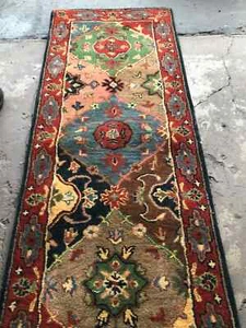Carpet Runner (100% wool pile), 27" x 20' by Safavieh, excellent condition - Picture 1 of 4