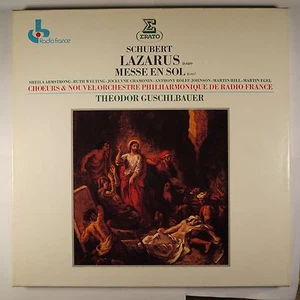 #French box set 2 LP Schubert Lazarus Messe en sol Radio France 1982 Near MINT* - Picture 1 of 2
