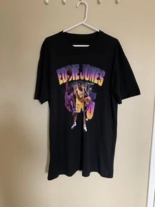 Eddie Jones 6 Lakers Black Shirt Men Large Cotton Polyester. Good Condition. - Picture 1 of 3