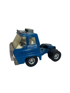 Structo Logging Truck Cab Blue Semi Turbine ERTL Cabover Canada - Picture 1 of 18