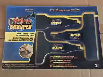 全新 Spyder 刮刀 - 3 件套 ( 2 英寸 4 英寸 6 英寸 ) 往复锯刮刀 — 第 1/2 张图片