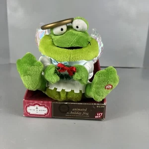 Animated Holiday Frog Vintage Kmart Sings Jingle Bells Christmas - Picture 1 of 6