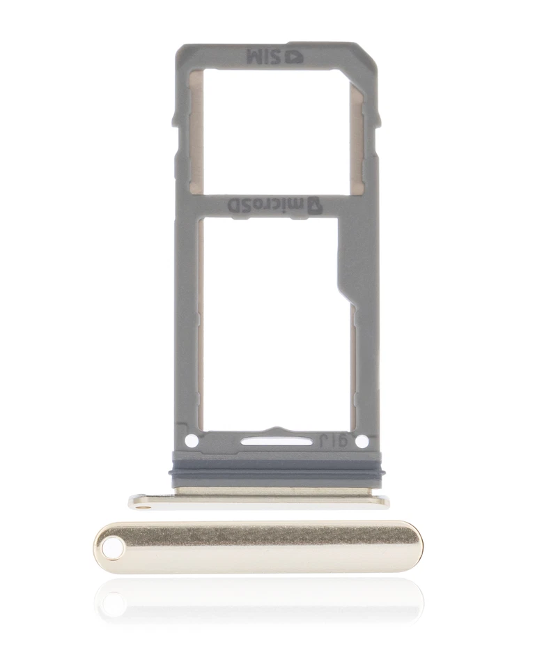 Replacement Single Sim Card Tray Compatible For Samsung Galaxy Note 8 (Gold) - Image 1 of 3