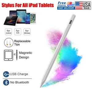 Stylus Pencil For Apple 1st 2nd 3rd 4th 5th Gen For All iPad Pro Mini Air Tablet - Picture 1 of 12
