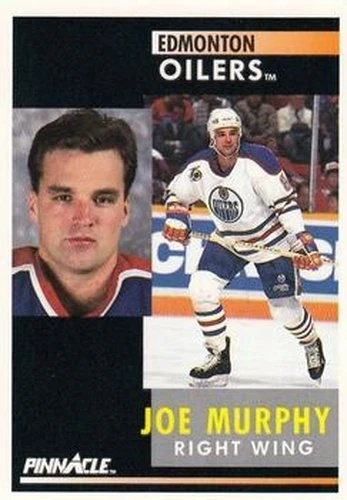 #206 Joe Murphy - Edmonton Oilers - 1991-92 Pinnacle Hockey - Image 1 of 1
