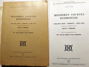 INDONESIE/HISTOIRES COURTES/68"TJERPEN"/D.LOMBARD/PARIS/1968/PEU COURANT - Picture 1 of 1