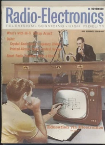 Radio-Electronics Magazine Vol 32 #11 Nov 1961 Education Television Servicing - Picture 1 of 3