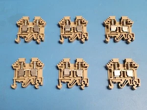 Conta-Clip, Bloque de Terminal, RK 6-10, 1005.2, Beige, NUEVO, Hecho en Alemania, (6 piezas) - Imagen 1 de 5