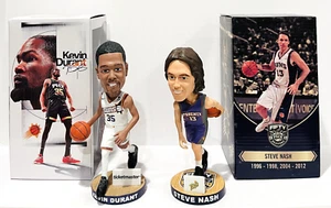 2er Set ~ Kevin Durant 2023 und Steve Nash 2018 Phoenix Suns Bobblehead SGA - Bild 1 von 4