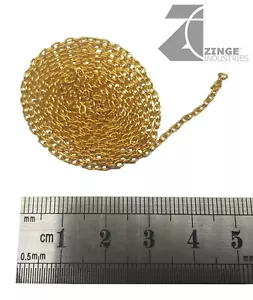 Zinge Industries - Cadena metálica: 1 metro de longitud con eslabones de 2,5 mm por 3 mm A-MCL04 - Imagen 1 de 1