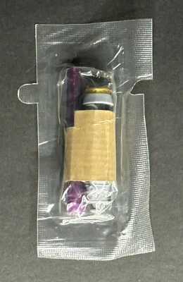 Pluma sable de luz púrpura General Mill Cereal Premium Prize Star Wars Mace Windu en paquete Foto 1 de 4