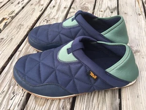 Sneaker slip-on convertibile Teva Ember Moc blu trapuntata taglia 7 giovane uomo 1003202Y - Foto 1 di 12