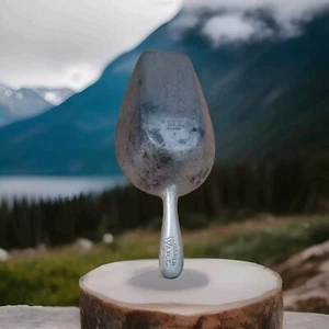 WAGNER WARE Solid Aluminum Sugar Scoop, XL, 10" X 4", Circa 1915, Stylized Logo - Picture 1 of 6