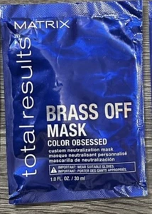 Matrix Total Results Color Obsessed Brass Off Neutralization Mask 1 oz - Picture 1 of 2