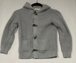 Hope & Henry Boy's Kid's Cable Knit Cardigan Sweater Hoodie - Picture 1 of 6