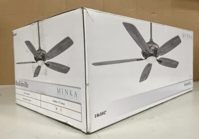 Minka 1461047 Baskinville 52 Inch Ceiling Fan Pewter Finish - Image 1 of 4