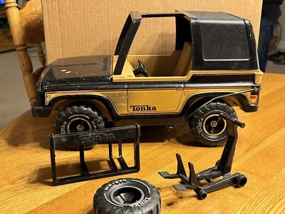 Vintage 1970s Tonka Truck Mighty Bronco Jeep Adventure Buggy Pressed Steel  - Image 1 of 4