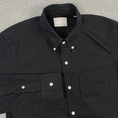 Band of Outsiders Shirt Mens Small (1) Solid Black Oxford Button Down OCBD - Image 1 of 4