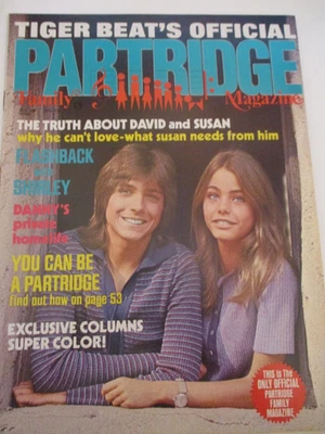 David Cassidy, Susan Dey - Tiger Beat's Official Partridge Family Magazine 1971 Foto 1 de 4
