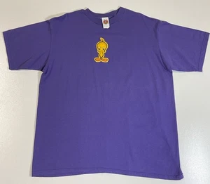 Vintage Tweety Bird T Shirt Sz XXL Looney Tunes Fuzzy 3D Print Cartoon 90s - Picture 1 of 8
