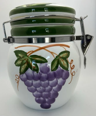 Le Gourmet Chef Hand Painted 6” Canister - Image 1 of 4