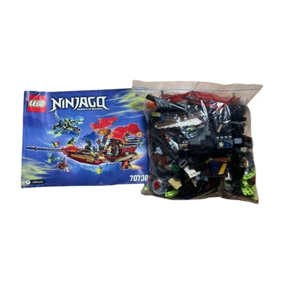JUNK LEGO Ninjago 70738 Destiny's Bounty INCOMPLETE For Parts Lot w/ Manual - Image 1 of 4
