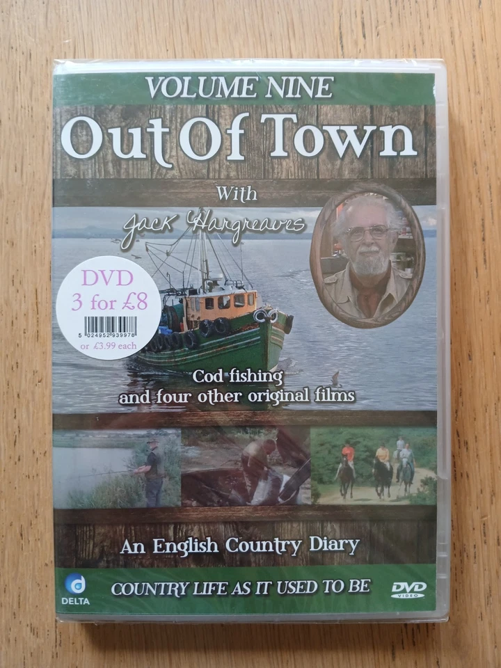 out of Town With Jack Hargreaves Volume 9 - Cod Fishing and 4 Other Films DVD