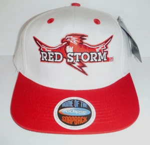 NCAA St. John’s Red Storm Snapback Hat 100% cotton By Eclipse NWT Cap - Picture 1 of 7