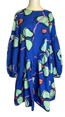 Vestido Crosby by Mollie Burch Multicolor Floral Pop Art/Mod/Boho Talla S en muy buen estado Foto 1 de 4