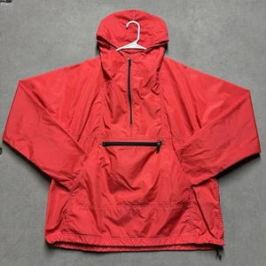 Vintage LL Bean Jacket Mens 2XL Red Anorak Windbreaker Made in USA GUC - Picture 1 of 15