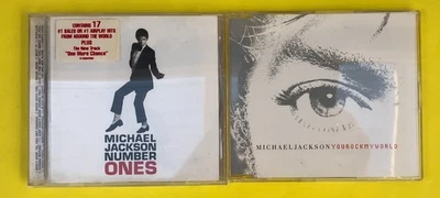 2 x CDs MICHAEL JACKSON  YOU ROCK MY WORLD  - NUMBER ONES D1 - Image 1 of 3