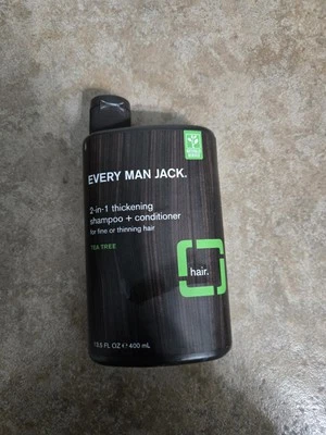 Every Man Jack Champú 2 en 1 + Acondicionador Árbol de Té 13.5oz Espesamiento del Cabello Foto 1 de 3