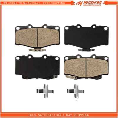 Передние керамические тормозные колодки с оборудованием для 1990-1998 Toyota 4Runner пикап Tacoma - Изображение 1 из 4