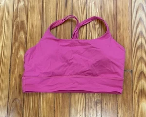 Lululemon Energy Longline Bra Medium Support - B–D Cups - Pink Size 14 - Bild 1 von 3