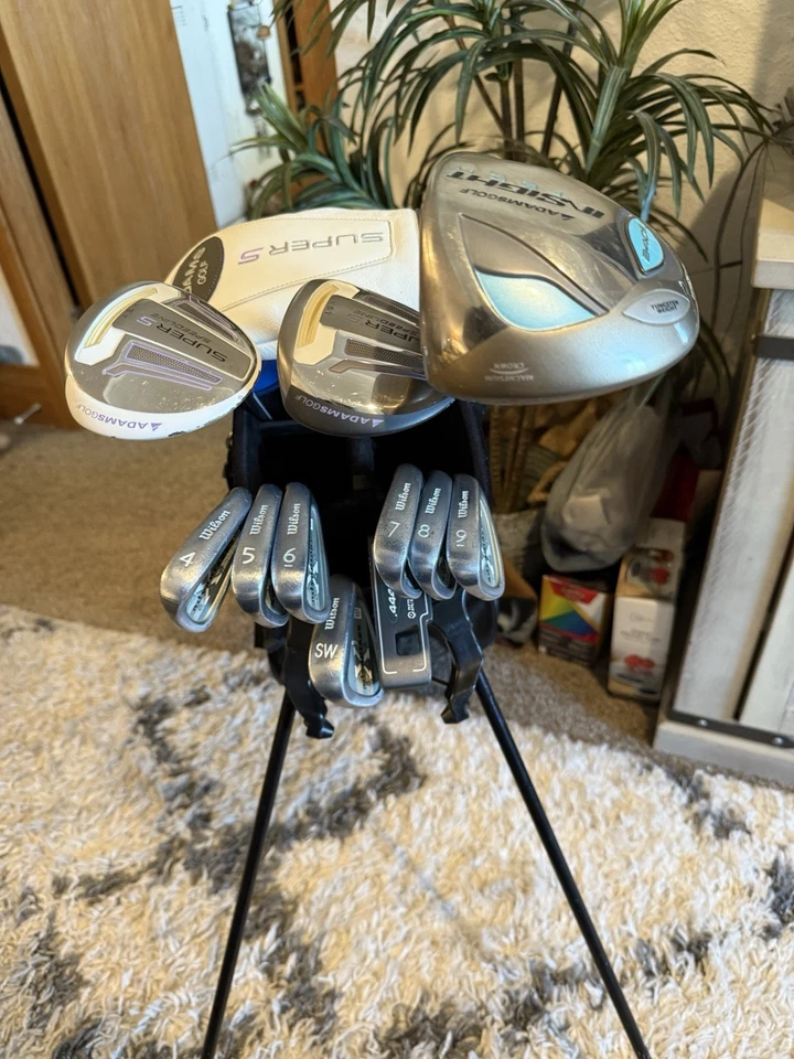 Juego completo de palos de golf para diestros de 12 piezas para mujer con bolsa de golf independiente Foto 1 de 4