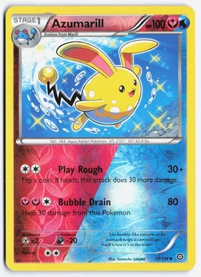Azumarill Uncommon XY - Steam Siege 77/114 LP - Image 1 of 2