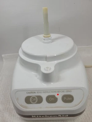 KitchenAid Food Processor KFP600WH White Base Motor Only Replacement Part Tested - Image 1 of 4